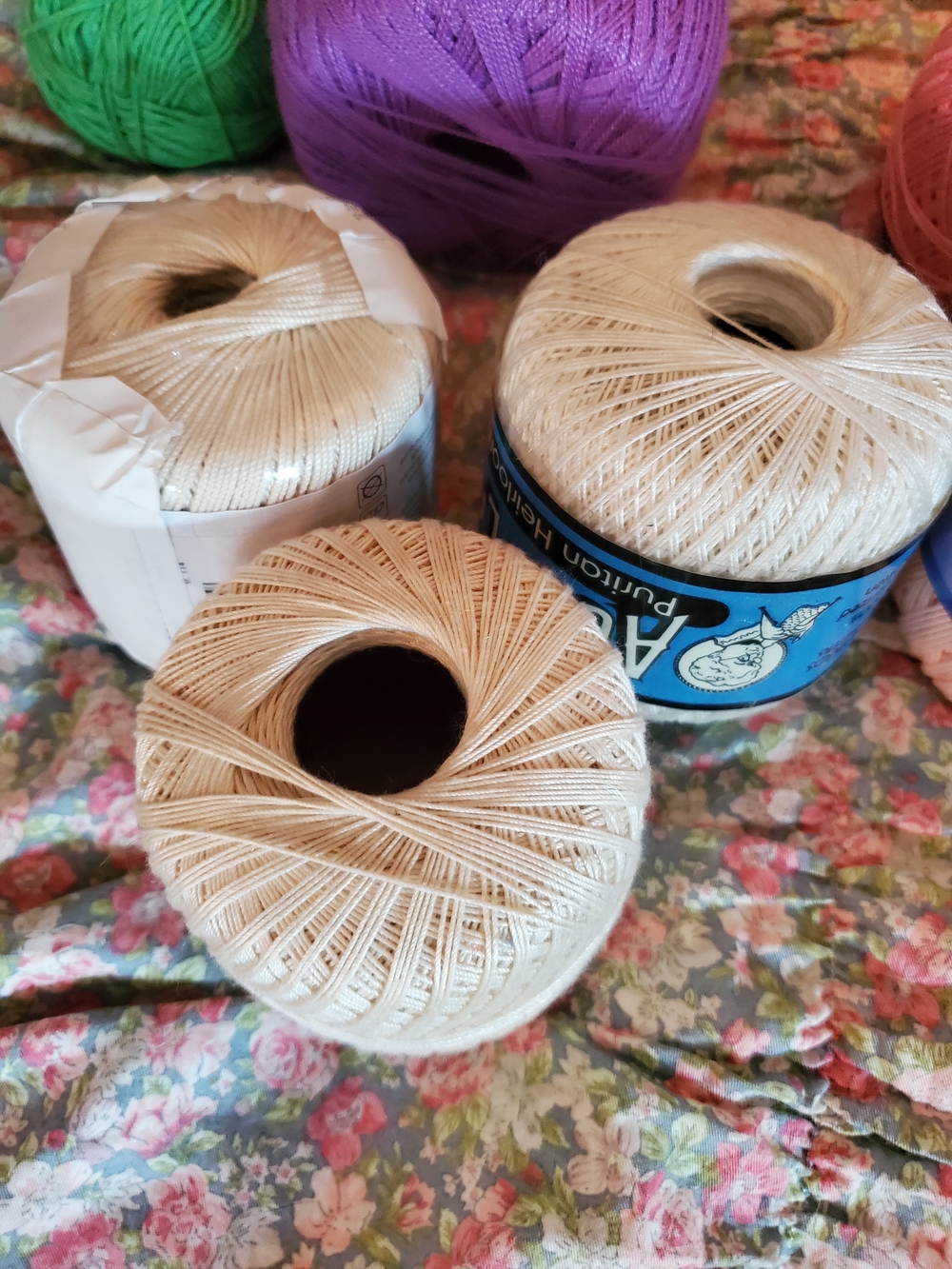 Assorted Cotton Crochet Thread Lot - Picture 4 of 8